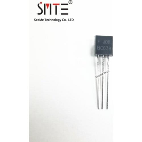 BC639 Bipolar (BJT) Transistor NPN 80V 1A 200MHz 625mW Through Hole TO-92-3 New and original