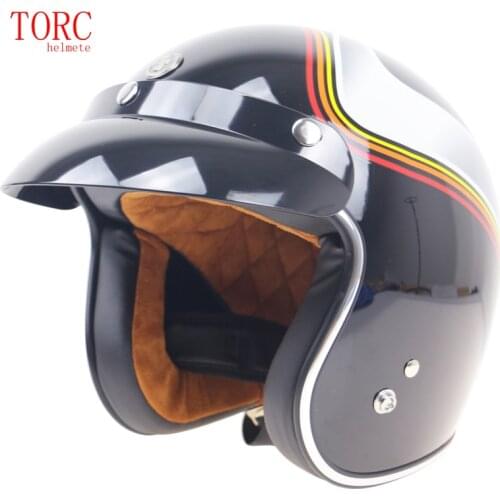 Cafe Racer helmet DOT standard Motorbike helmet TORC brand T50 series for man and woman