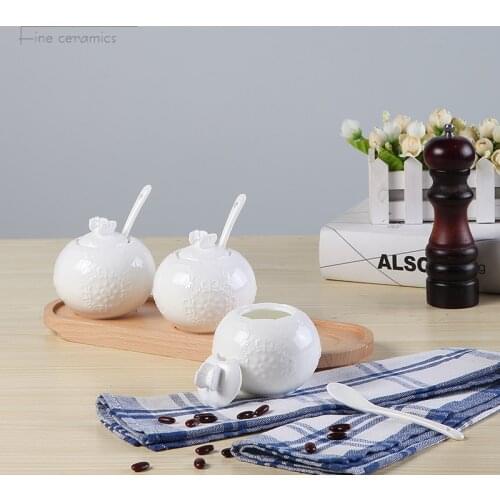 DE.SOUL Sugar Bowls With A Spoon China