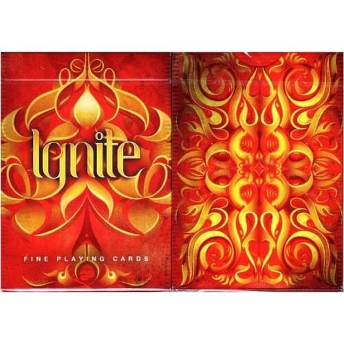 Ellusionist Ignite Playing Cards USPCC Fire Deck Poker Size Magic Card Games Magic Tricks Props for Magician