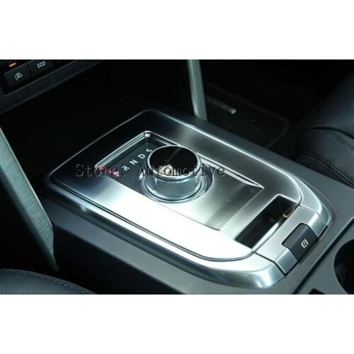 Chrome Car Interior Accessories For Land Rover Discovery Sport Car Central Console Panel Cover Trim 2015