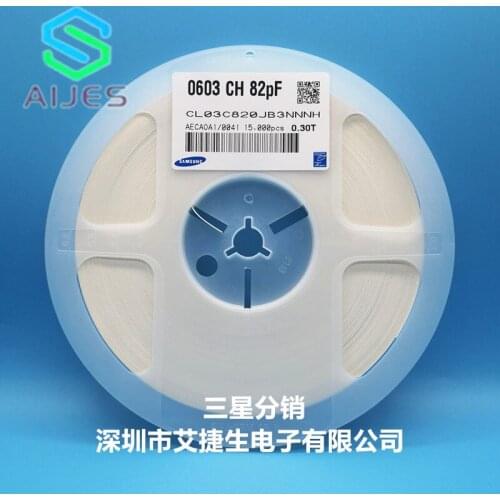 CL03C820JA3NNNC 0201 82PF SMD capacitor CAP CER 82PF 25V C0G/NP0 0201 CL03C820JA3ANNC CL03C820JA3ANNH CL03C820JA3NNNC CL03C820JA