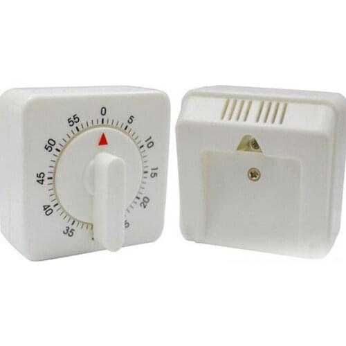 Mechanical Timer Reminder For Kitchen Cooking Baking, 60 Minutes Timer Electronic Stopwatch Time Manager Student Alarm Clock