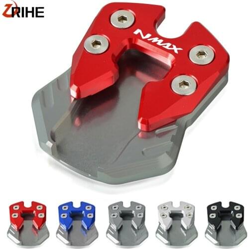 N-MAX125 nmax155 Motorcycle Accessory Side Stand Pad Enlarger Plate Kickstand Support Extension For YAMAHA NMAX 125 155 Nmax155