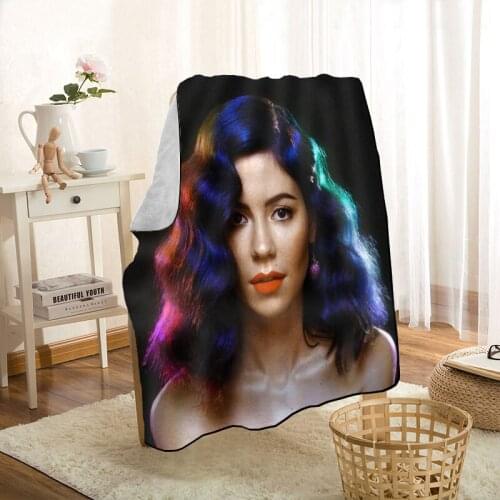 New Marina And The Diamonds Blankets Printing Soft Blanket Throw On Home/Sofa/Bedding Portable Adult Travel Cover Blanket 1208p