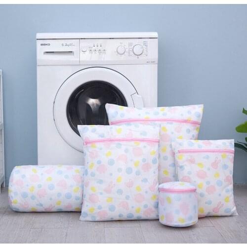 5pcs Laundry Organizer Mesh Wash Bag Bra Lingerie Set Washing Machine Bags For Women Protection Clothes Storage Laundry Basket