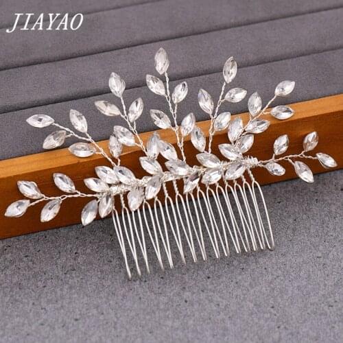 Wedding Rhinestone Hair Comb Bride Head Ornaments Wedding Hair Combs Hair Accessories Bridal Rhinestone Womens Jewelry