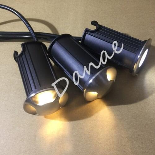IP68 Waterproof Outdoor Lighting for Garden Yard Step Stairs Floor Deck LED Recessed Inground Lamps 3W LED Underground Spotlight