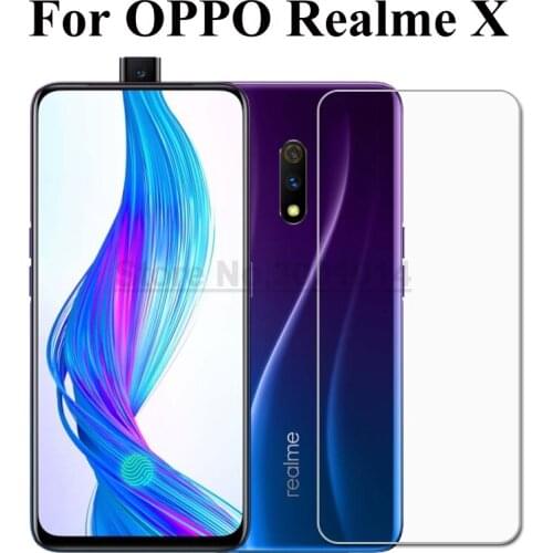 For Realme X Glass Tempered For OPPO Realme X RealmeX Screen Protector Not Full Cover Film Tempered Glass