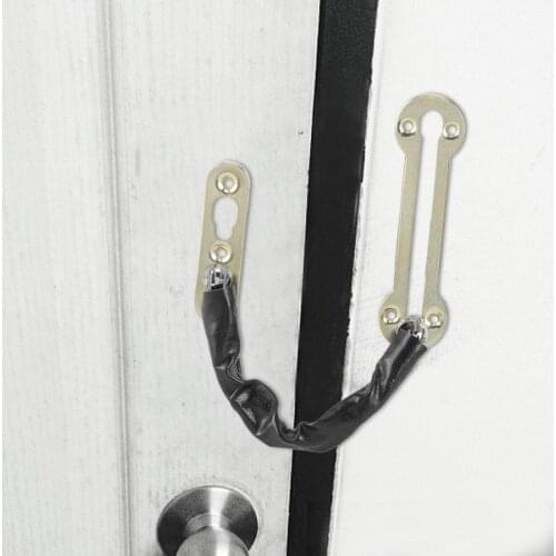 Stainless Steel Lock Chain Door Guard Latches Security Lock Cabinet Slide Bolt