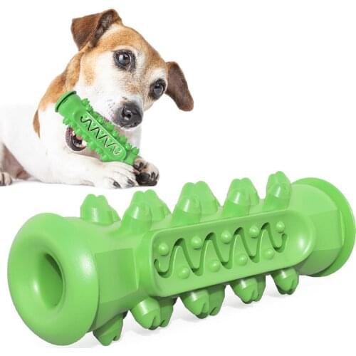 Bone Shape Bite Resistant Pet Teeth Cleaner Molar Brushing Stick Dog Chew Toy