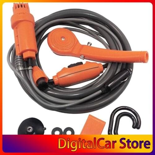 1 Set Outdoor Car Shower Rain Shower Car Motorcycle Car Washer Portable Outdoor Handheld Camping Shower