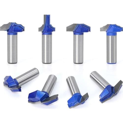 1 pc 1/2 Shank Woodworking Door Frame Router Bits for wood carbide lassical door cabinet bits Engraving Milling Cutte