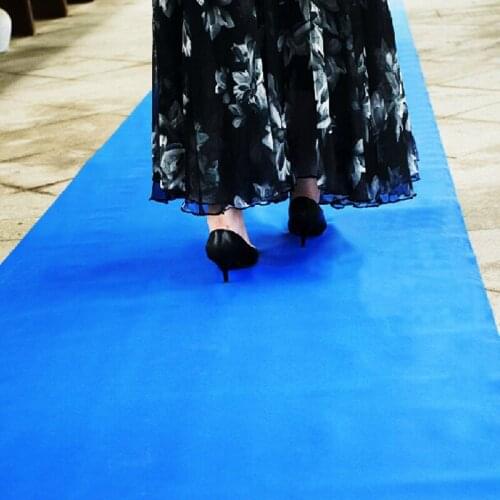 20 M/roll Red pink purple Royal blue Wedding Theme Nonwoven Fabric Carpet Aisle Runner 1M wide For Wedding Photo Booth Props