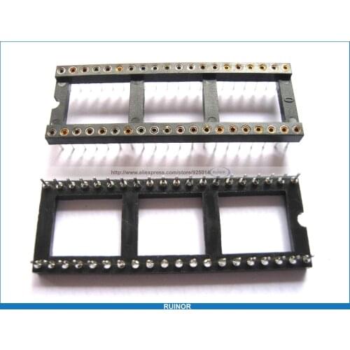 48 Pcs IC Socket Adapter 40 Pin Wide DIP High Quality 2.54mm Pitch