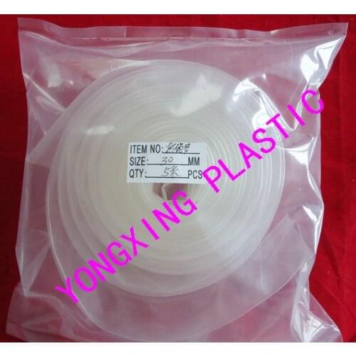 5meter/bag 30mm transparent heat shrink tubing