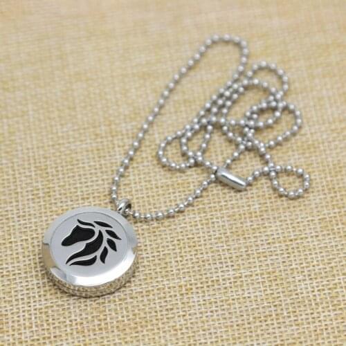 Amya Silve Snake 25mm Aromatherapy Essential Oils Stainless Steel Necklace Pendant Perfume Diffuser Locket free 10pcs Felt Pads