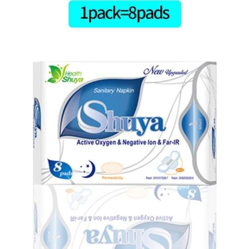 Anion Sanitary Pads Menstrual Pads Night use Anion Sanitary Towels Cotton 100%Chinese Herbal Medicine Hygienic Pad Panty Liner