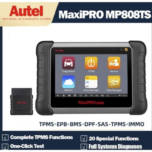 AUTEL MaxiPRO MP808TS OBD2 Scanner TPMS Car Diagnostic Tools OBDII Car Scan Tool All Systems Automotive Scanner