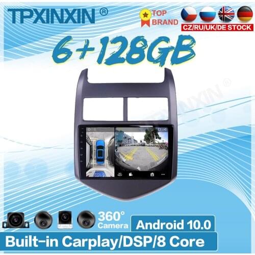 Android Car 360 HD Auto Surround View Camera For Chevrolet Aveo 2011-2015 Car Multimedia Player Stereo Radio GPS Navigation IPS