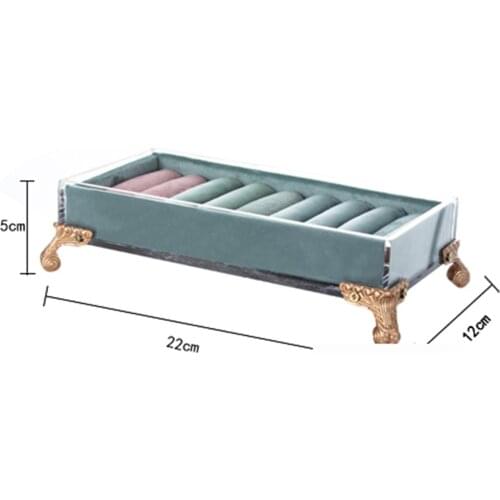 Velvet Jewelry Ring Display Box European Style Earring Gift for Women Girls