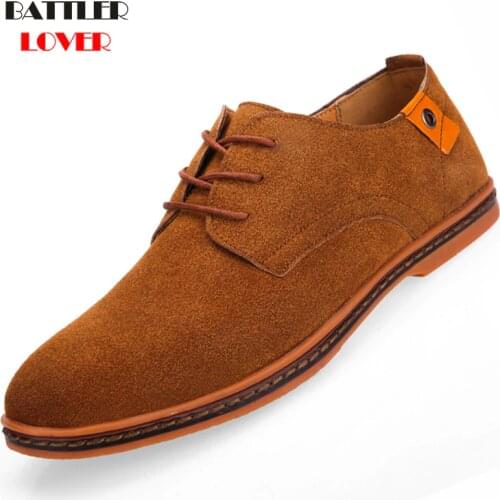BATTLERLOVER Men's Suede Shoes