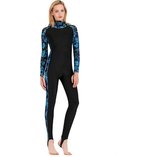 Quick-drying One-piece Long-sleeved Diving Suit Swimsuit Surf Suit Swimming Fitness Sunscreen Snorkeling Suit