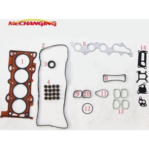 CHBB CGBB L813 L823 FOR MAZDA 6 Hatchback (GG) Station Wagon OR MAZDA 5 (CR19) Metal Full Set Engine Gasket 8LG2-10-271 52219100