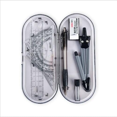 Office Stationery Drawing Tools Student Compasses Student Drawing Set 8 Compasses Ruler Set Examination Set