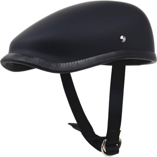 Handmade light weight motorbike helmet Vintage style moto helmet Beret moto helmet 3 color available for adults
