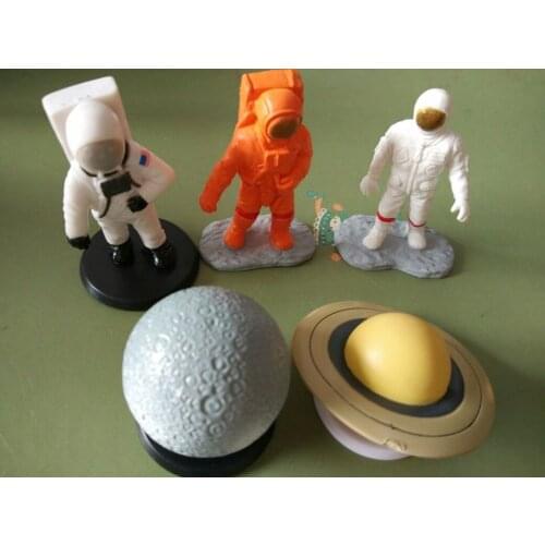 Mini planet model Space exploration astronaut planet Decoration Decoration toy gift figure 5pcs/set