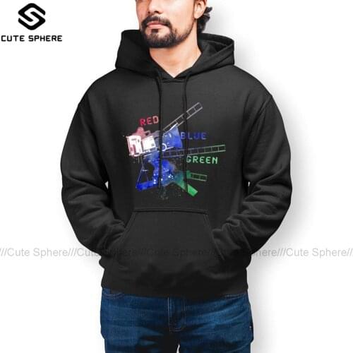 Winter Radiohead Red Blue Green On Videotape Hoodies Cotton Streetwear Pullover Hoodie Long Sleeve Fashion Hoodie XXL Men
