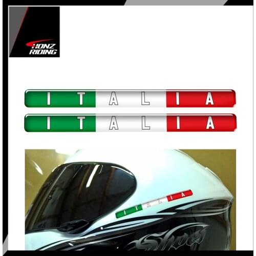 For Piaggio Vespa Decal for Agv Shoei Helmet Decal Motorcycle Tank Decals Italy Flag Italia Stickers