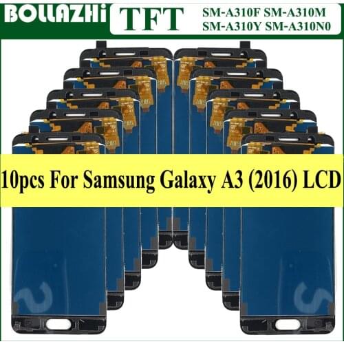 Wholesale 10 Piece/lot Samsung Galaxy A3 2016 Lcd A310 Display A310F With Touch Screen Digitizer Assembly 4.7'' A3