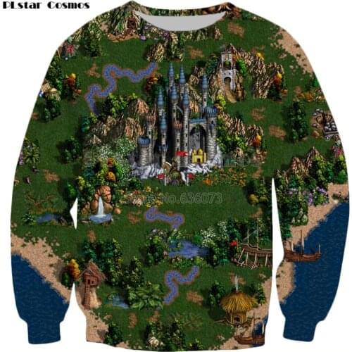 PLstar Cosmos Drop shipping 2019 New Fashion Men/Women Sweatshirt Game Might and Magic Heroes Print 3d Unisex Casual pullovers