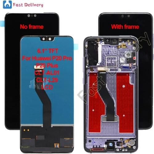 TFT 6.1" For Huawei P20 Pro LCD Display Touch Screen Digitizer Assembly For Huawei P20 Plus CLT-AL01 CLT-L29 lcd 100% Tested