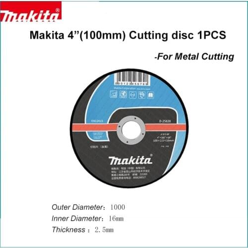 Makita Angle Grinder Cutting Blade 100mm Thick Metal Cutting Saw Blade Power Tool Accessories Free Shipping