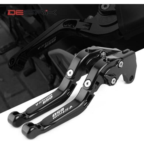 High Quality CNC Motorcycle Folding Extendable Brake Clutch Levers For Suzuki DL650 V-STROM DL 650 VSTROM 2004 - 2008 2009 2010