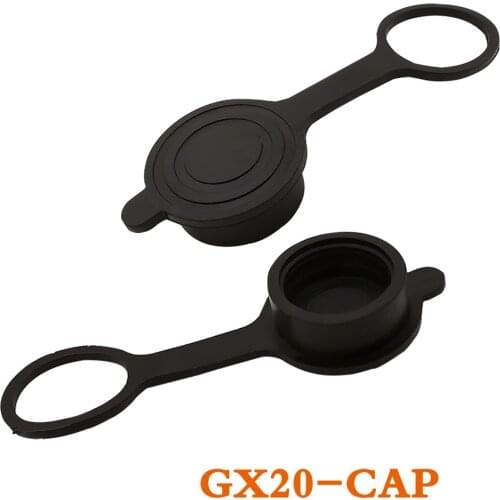 2Pcs GX20 Aviation Connector Rubber Cap Protective Sleeve GX20 Plug Cover Waterproof Cover Dust Rubber Cap Circular Adapter