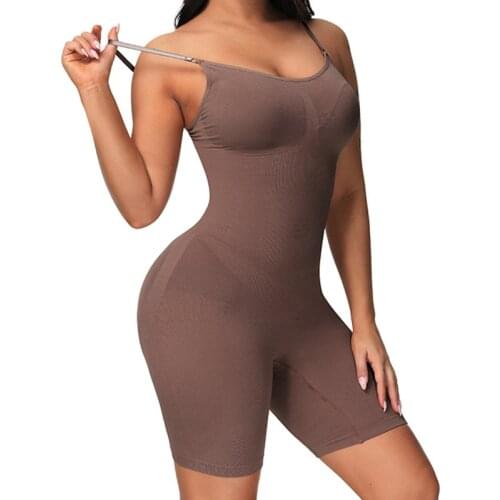 Women Full Body Shaper Firm Tummy Control Shapewear Bodysuit Waist Trainer Cincher Corset Tummy Control Thigh Slimmer Shapewear