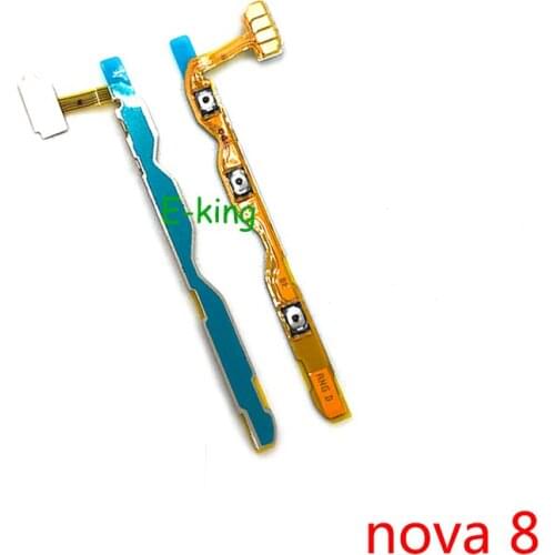10PCS For Huawei Nova 8 SE 5G Power On Off Volume Switch Side Button Key Flex Cable