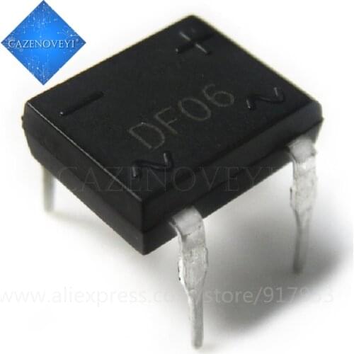 10pcs/Lot DF06M DF06 DIP-4 1A 600V Bridge rectifier bridge In Stock