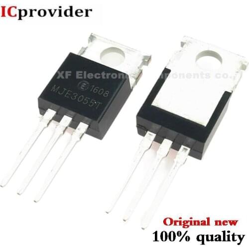 100pcs/LOT MJE3055T MJE3055 3055 NPN Transistor 10A 60V New original