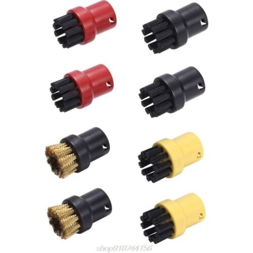 2pcs/set Steam Cleaning Brush Small Round Brushes for Karcher SC1 SC2 SC3 SC4 SC5 SC7 CTK10 Replacement Dust N09 20 Dropship