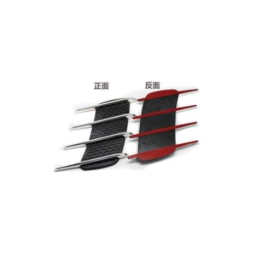 2Pcs Cool Chrome Shark Gills 3D Car Stickers Side Vent Air Flow Sticker for Ferrari car All models are general