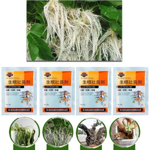 30g/Bag Plant Flower Rooting Powder Seedling Transplant Growth Survival Quick Growing Garden Supplies Fertilizer Home Y8E2