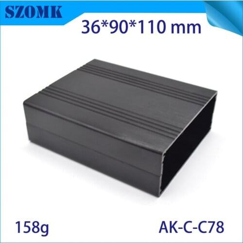 4 pcs/lots aluminium enclosure diy project box 36(H)x90(W)x110(L)mm aluminum die cast enclosure