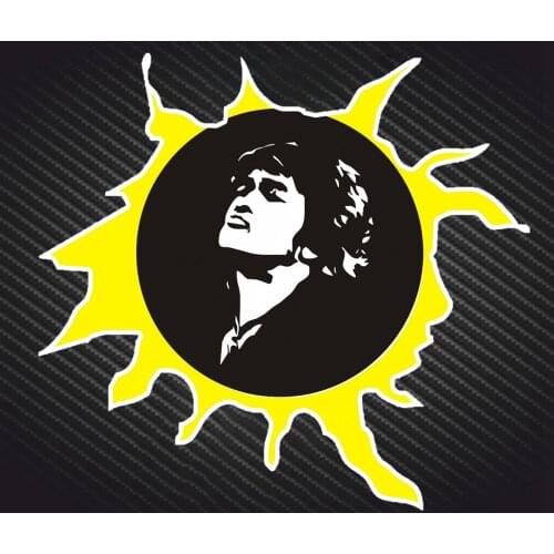 A-0070# 13cm 17 cm Self-adhesive Decal Viktor Tsoi V4 Car Sticker Waterproof Auto Decors on Bumper Rear Window