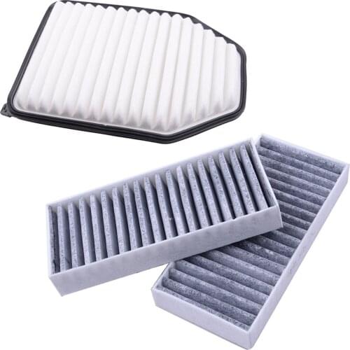 1 Set Engine & Cabin Air Filters Combo Set Car Fit For Jeep Wrangler 3.6L 3.8L V6 53034018AD 68257791AA 53034018AE 55111302AA