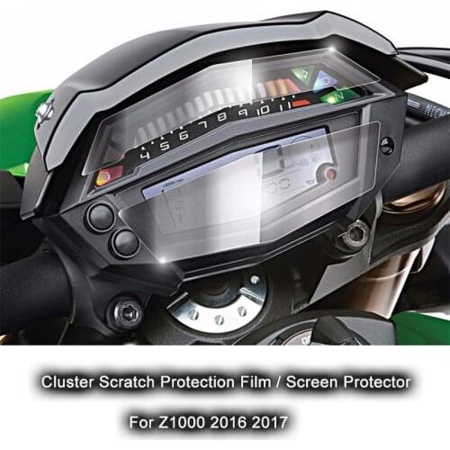 Brand New Motorcycle Accessories For Kawasaki Z1000 2016 2017 Cluster Scratch Protection Film Screen Protector Z1000 2016 2017